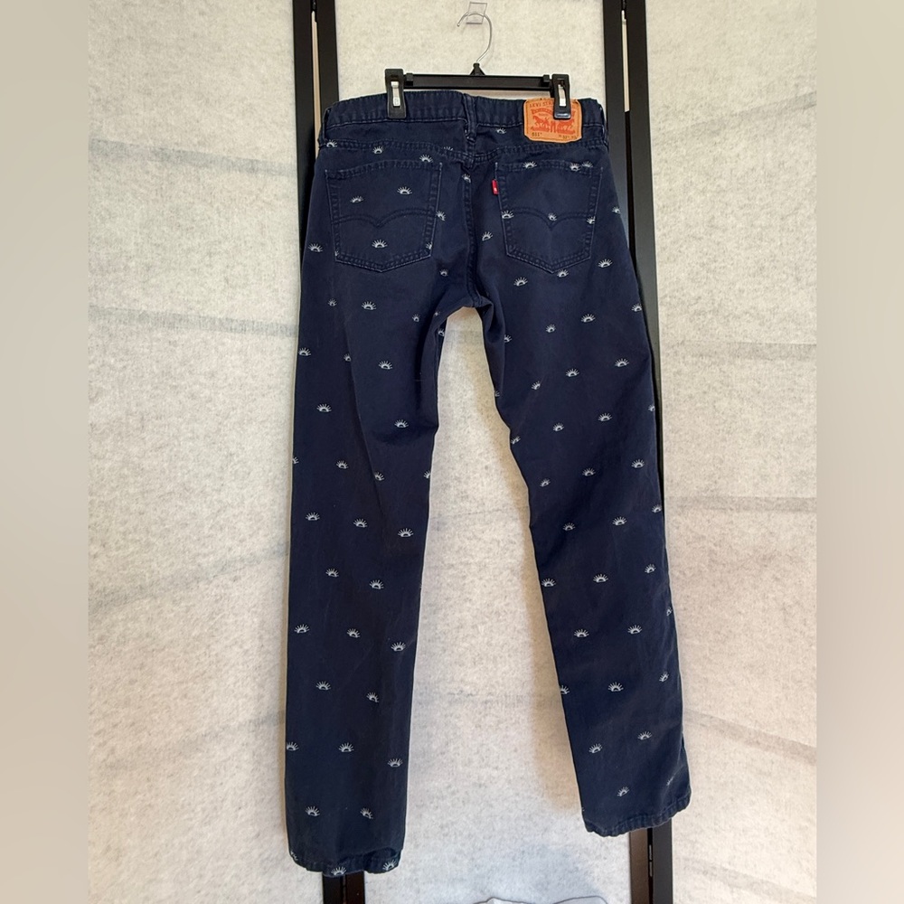 Levi's 511 32 x 32 Men's Jeans ~ Blue Rising sun print. Limited edition - Picture 3 of 13